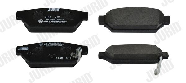 JURID 571943J Brake Pad Set, disc brake