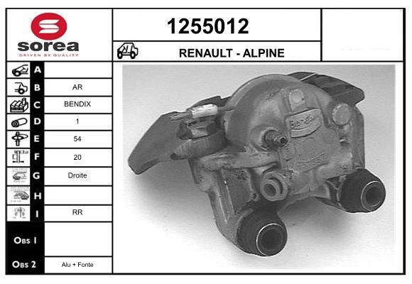 SNRA 1255012 - Brake Caliper