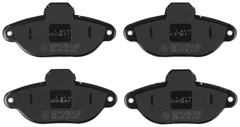 TRW GDB1745 Brake Pad Set, disc brake