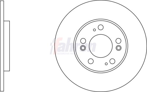 Fahren Brake Disc FBD6753