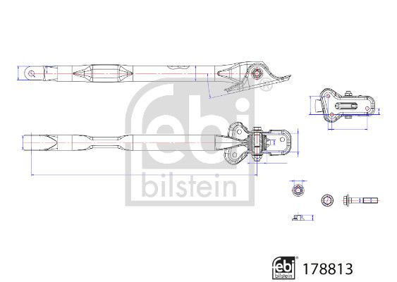 FEBI BILSTEIN 178813 Control/Trailing Arm, wheel suspension
