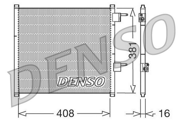 DENSO kondenzátor, klíma DCN10019