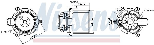 Компресор салону, Nissens 87626