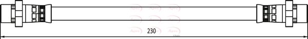 APEC Brake Hose HOS3961