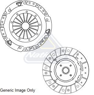 Комплект сцепления на A3, Alhambra, Altea, Caddy, Eos , Golf, Jetta, Leon, Octavia, Passat B6, Passat CC, Scirocco, S...