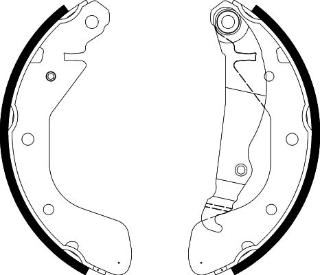 HELLA PAGID 8DB 355 002-461 Brake Shoe Set