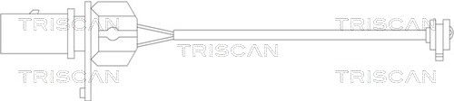 TRISCAN figyelmezető kontaktus, fékbetétkopás 8115 29008