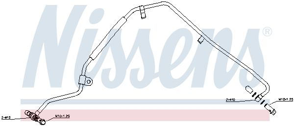 Õliühendus, kompressor, NISSENS 935229