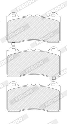 FERODO FDB5480 Brake Pad Set, disc brake