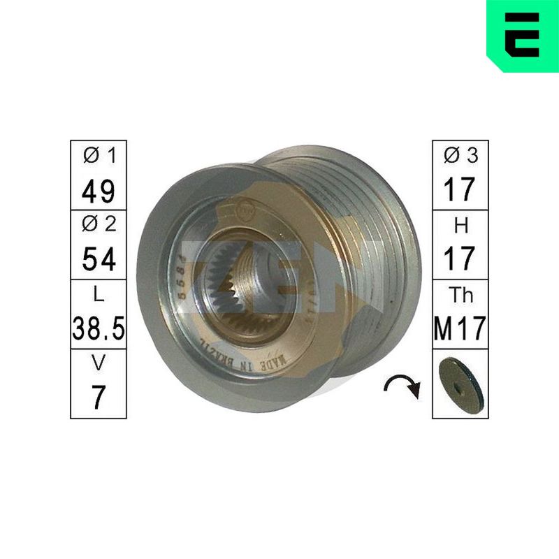 Механізм вільного ходу генератора, Era ZN5584