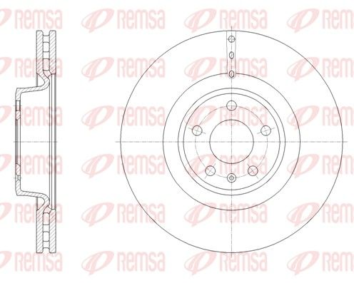 Гальмівний диск, Remsa 61670.10