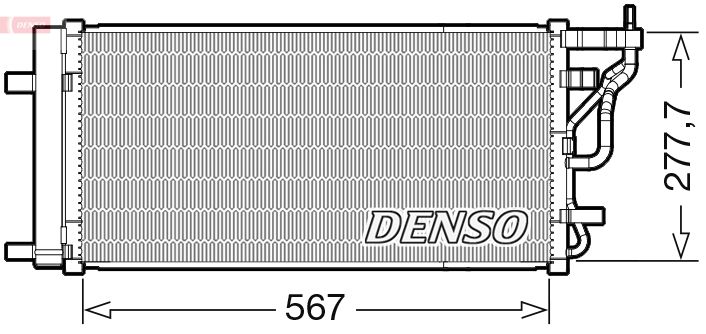 DENSO kondenzátor, klíma DCN41024