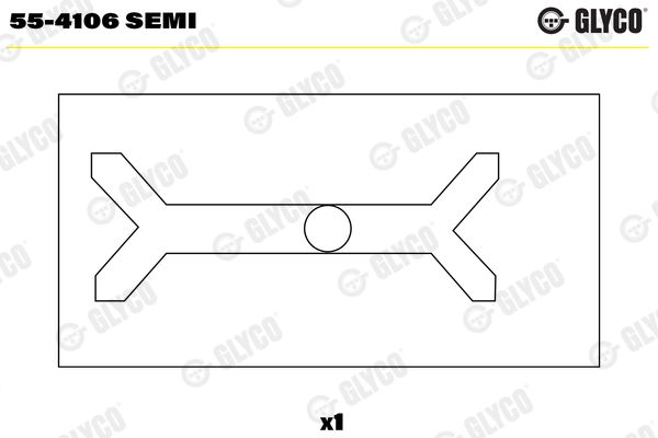 Втулка подшипника, шатун GLYCO 554106SEMI на IVECO EuroCargo