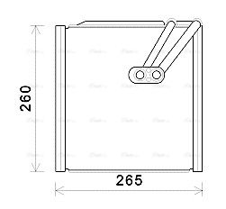 Випарник, система кондиціонування повітря, Ava HYV406