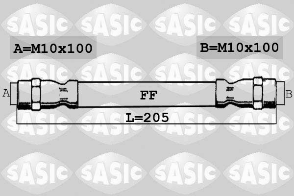 SASIC fékcső SBH6377