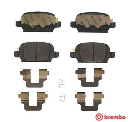 Комплект гальмівних накладок, дискове гальмо, Brembo P59037