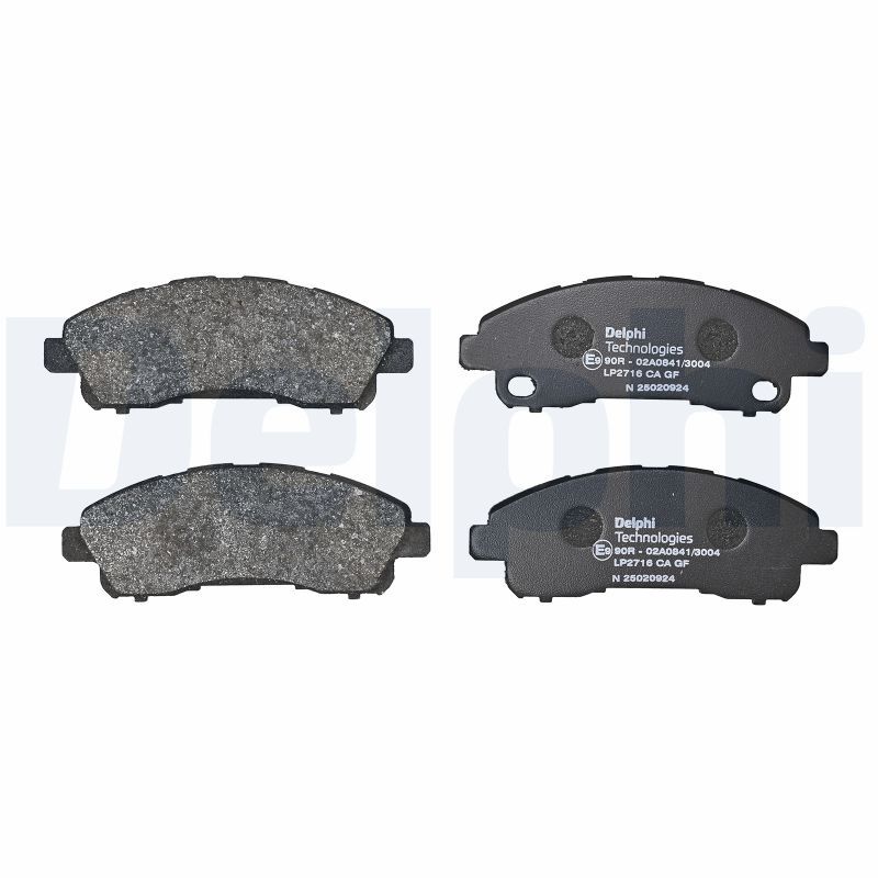 Piduriklotsi komplekt, ketaspidur, DELPHI LP2716