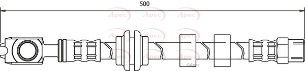 APEC Brake Hose HOS3634