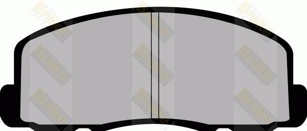 Brake Engineering Brake Pad Set, disc brake PA409
