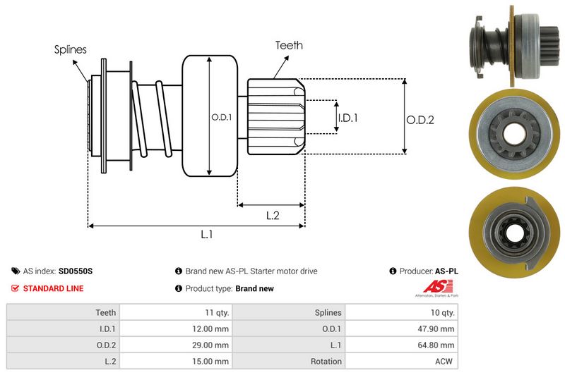 Vabajooks, starter, AS-PL SD0550S