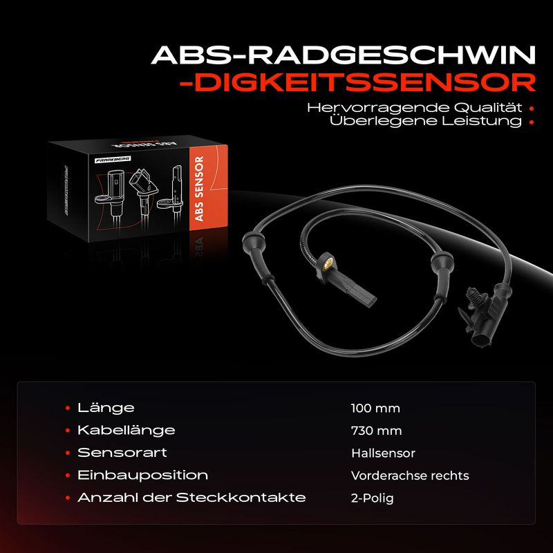 Frankberg 5481FB0031330 Sensor, wheel speed