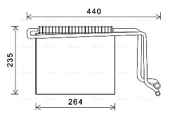 AVA QUALITY COOLING párologtató, klímaberendezés MSV563