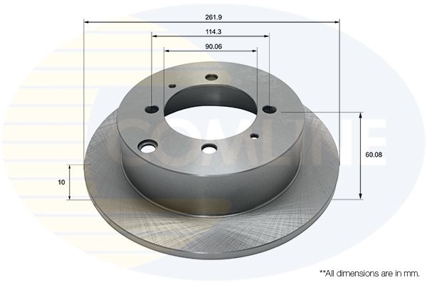 Comline Brake Disc ADC0330