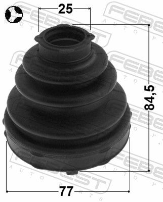 FEBEST 0715-JB416XT Bellow, drive shaft
