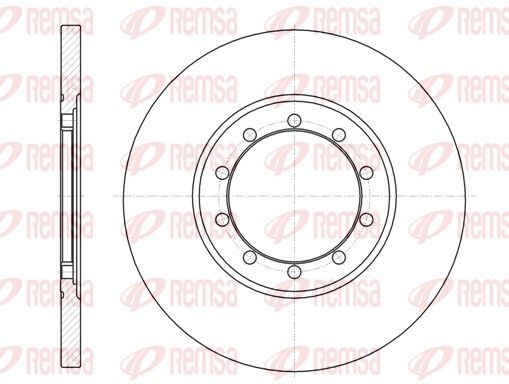 Гальмівний диск, Remsa 61201.00