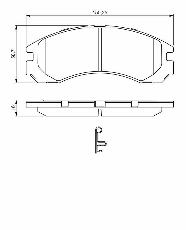 BOSCH Plaquettes de frein à disque 0 986 495 252