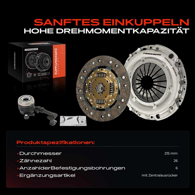 Frankberg 5481FB0037543 Clutch Kit