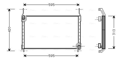 AVA QUALITY COOLING kondenzátor, klíma FT5172