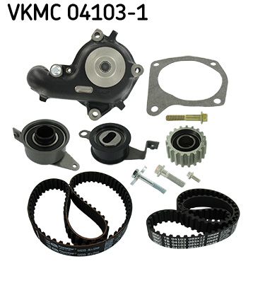 SKF Vízpumpa + fogasszíj készlet VKMC 04103-1