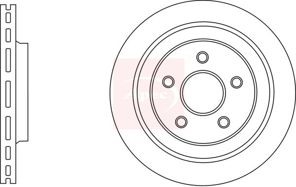 APEC Brake Disc DSK3022
