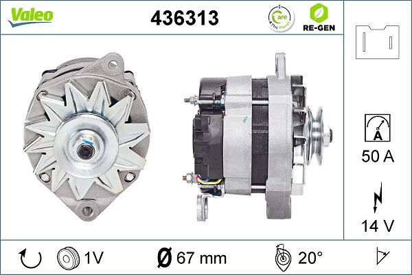 VALEO Dynamo / Alternator 436313