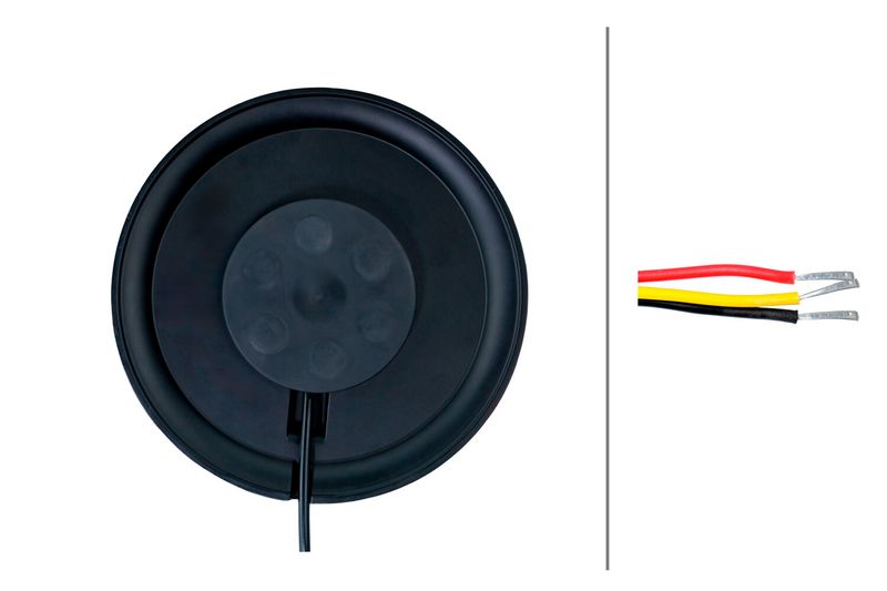 Waarschuwingslichten, aluminium, type lichtbron: LED, magnetische fitting, groen, 10/12/24/30V