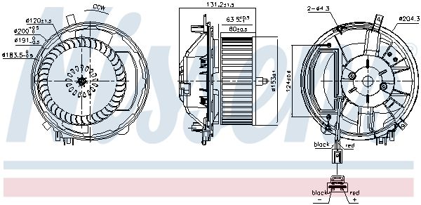 Nissens Interior Blower 87527