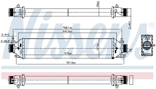 NISSENS 961317 Charge Air Cooler