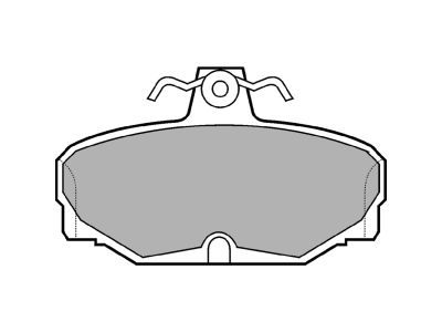 DELPHI LP507 Brake Pad Set, disc brake