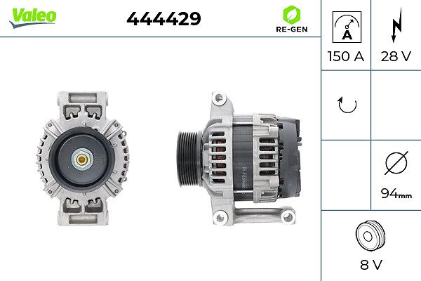 Γεννήτρια  VALEO RE-GEN REMANUFACTURED