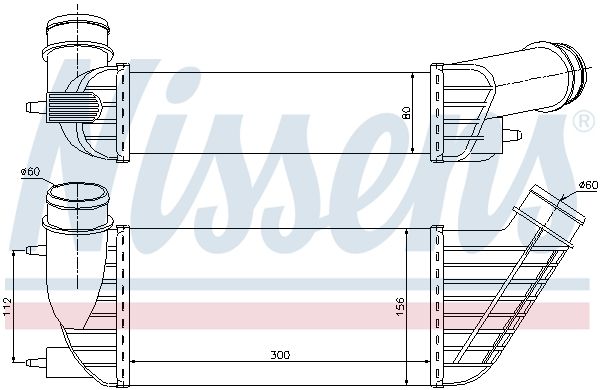 NISSENS 96609 Charge Air Cooler