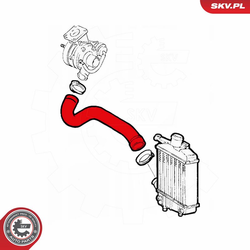 ESEN SKV 24SKV533 Charge Air Hose
