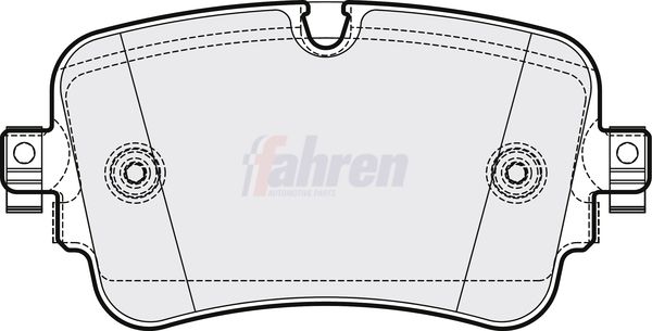 Fahren Brake Pad Set, disc brake FBP3775