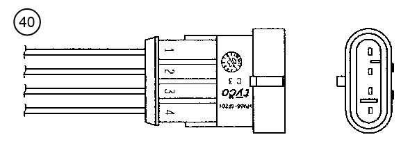 Кисневий датчик, Ngk OZA641-A2