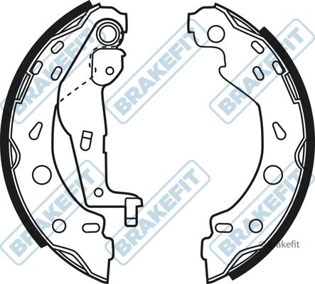 APEC Brake Shoe Set BSH1108