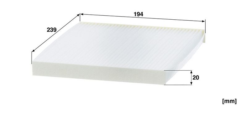 Filter, salongiõhk, MANN-FILTER CU 24 013