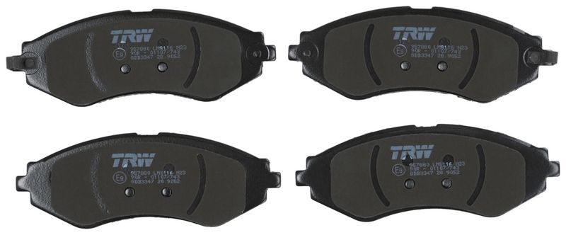 TRW GDB3347 Brake Pad Set, disc brake