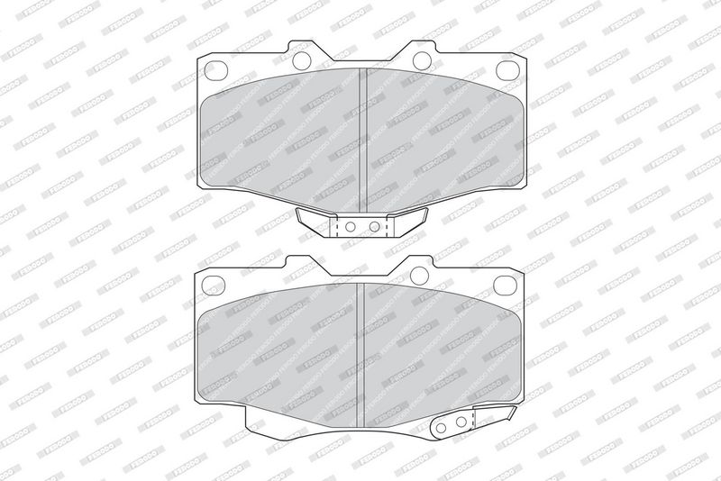 FERODO Plaquettes de frein à disque FDB797
