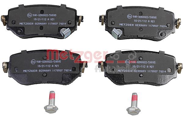 METZGER AUTOTEILE 1170937 Brake Pad Set, disc brake