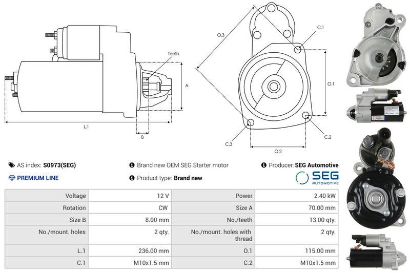 AS-PL S0973(SEG) Starter